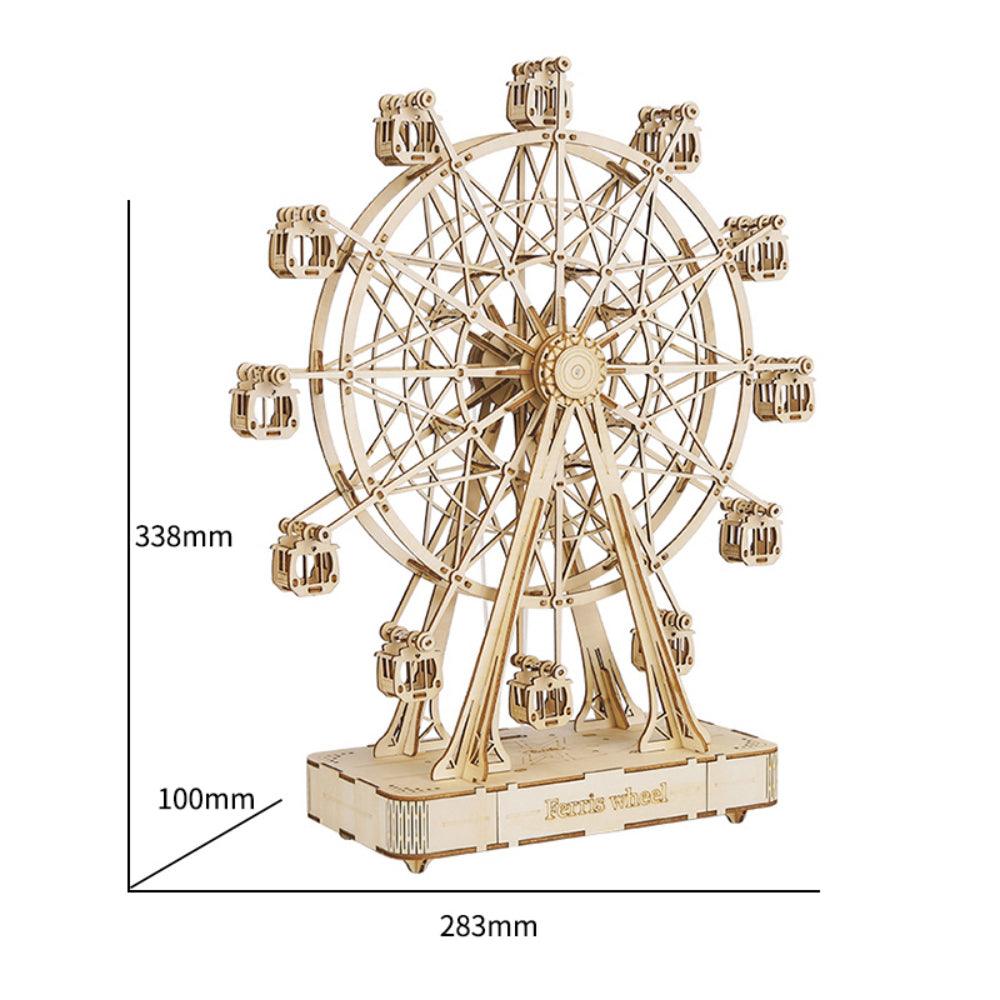 3D Wooden Puzzle Carnival Ferris Wheel - PuzelCraft